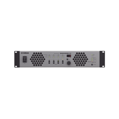 Amplificador de Audio Multicanal con Conexión Análoga | DANTE | 4 Canales, 140W | 8 OHMS | 70/100V