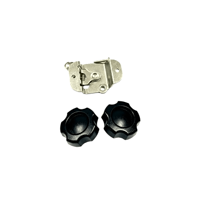 Juego de Partes para Instalación de Radio Móvil Marino / Compatible con IC-M200 IC-M220 IC-M330 / Bracket con Perrillas en Color Negro / Montaje Profesional