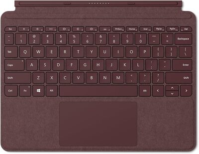 Accesorio Teclado Microsoft Surface Go Type Cover Burgundy Rojo