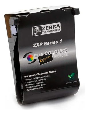 Accesorios Ribbon Zebra 800011-101 Negro Compatible ZXP1
