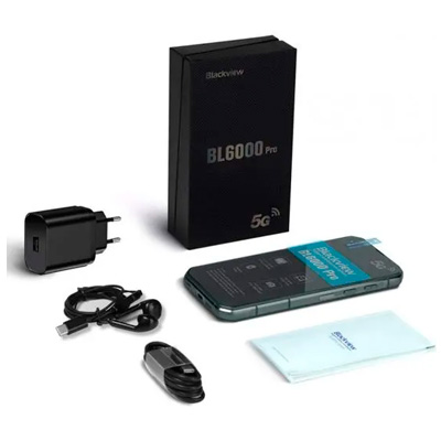 Celular Blackview BL6000 Pro 8GB RAM 256GB ROM 5G 2SIM IP68 IP69K MIL Std 810H Plata