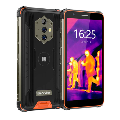 Celular Blackview BV6600 Pro 4GB RAM 64GB ROM 4G 2SIM IP68 IP69K MIL Std 810H Naranja