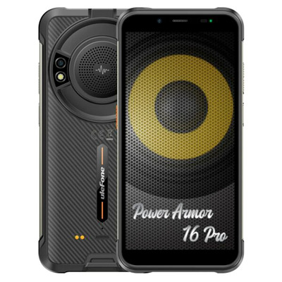 Celular Ulefone Power Armor 16 Pro 4GB RAM 64GB ROM IP68 IP69K MIL Std 810H Negro