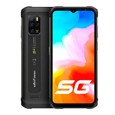 Celular Ulefone Armor 12 8GB RAM 128GB ROM 5G IP68 IP69K MIL Std 810H Negro