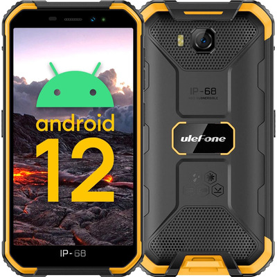 Celular Ulefone Armor X6 Pro 4GB RAM 32GB ROM IP68 IP69K MIL Std 810G Naranja