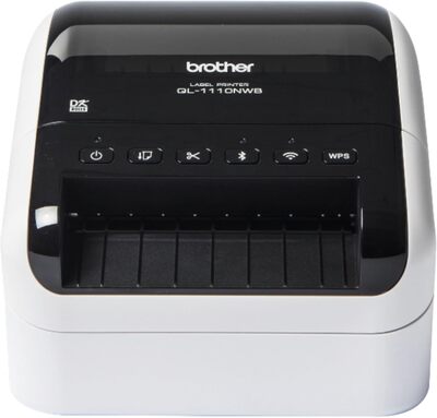 Impresora de Etiquetas Brother QL-1110NWB USB Wi-Fi Lan Bluetooth Hasta 110MM