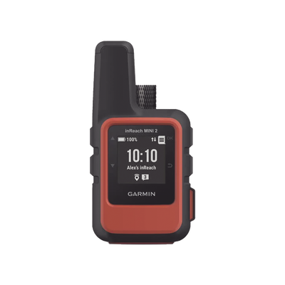 GPS portátil inReach® Mini 2 / Pantalla Monocroma Transflectiva 23 x 23 mm / Resolución 176 x 176 píxeles / Batería de Iones de Litio / Autonomía Hasta 14 Días / Resistencia al Agua IPX7 / Sensores GPS, Galile