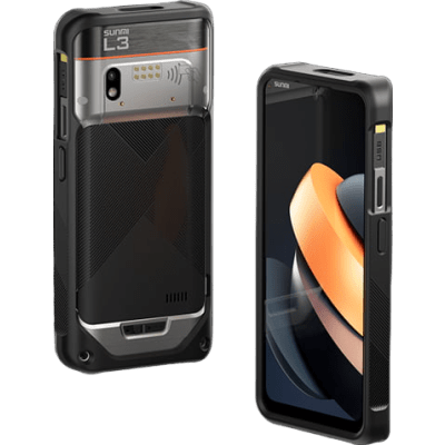 Funda Protectora / Silicona Reforzada / Protección 1.5 m (4.9 ft) / SUNMI L3 / Acceso Completo / Negro