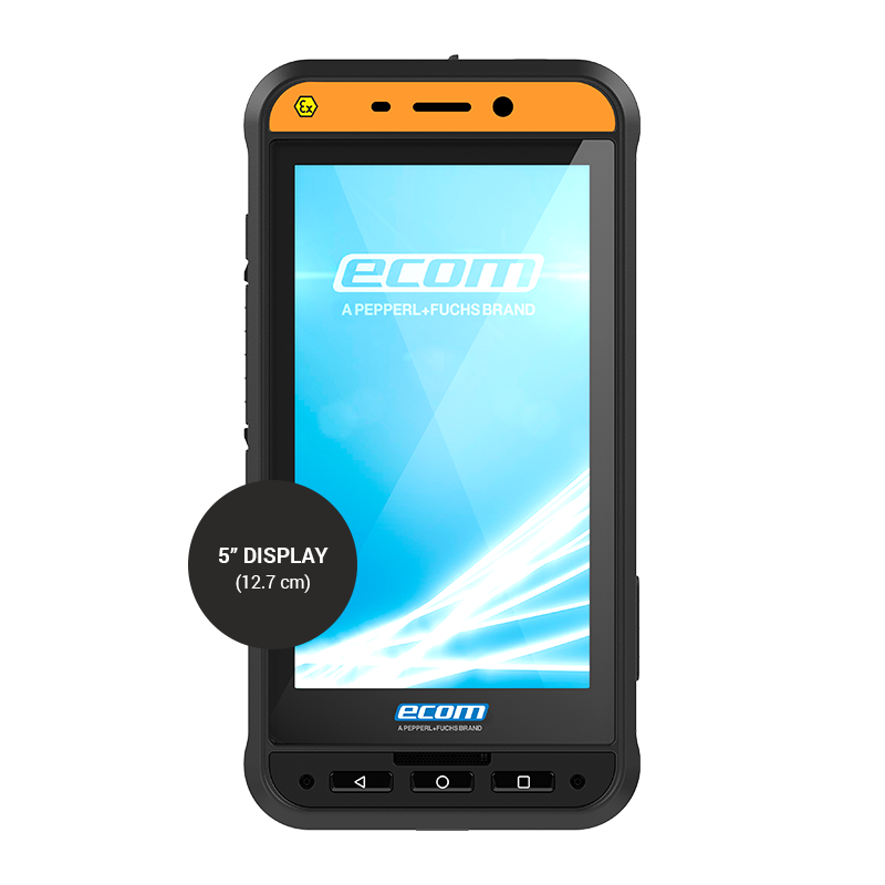 Ecom Smart-Ex 02 DZ2 amarillo, vista frontal Ecom Smart-Ex 02 DZ2 amarillo, vista frontal