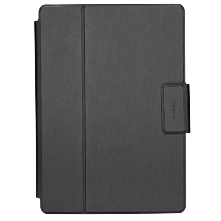 Funda Targus Safe Fit THZ785GL negra, vista cerrada